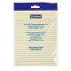 BLOCZEK SAMOPRZYLEPNY DONAU 150x2030MM 75G W LINIĘ ŻÓŁTY 50K