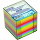 KOSTKA DONAU NIEKLEJONA W PUDEŁKU 95X95X95MM OK 800 KART NEON MIX