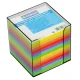 KOSTKA DONAU NIEKLEJONA W PUDEŁKU 95X95X95MM OK 800 KART NEON MIX
