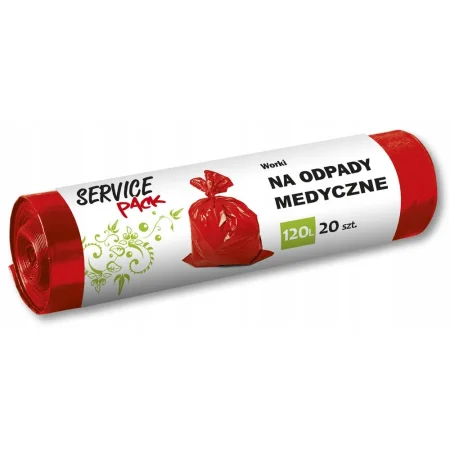 WORKI NA ODPADY MEDYCZNE STELLA LDPE 120L 20szt