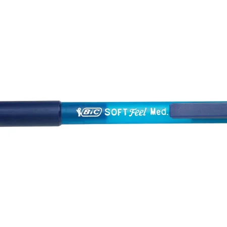 BIC DŁUGOPIS SOFT FEEL 1,0MM NIEBIESKI 3SZT