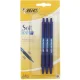 BIC DŁUGOPIS SOFT FEEL 1,0MM NIEBIESKI 3SZT