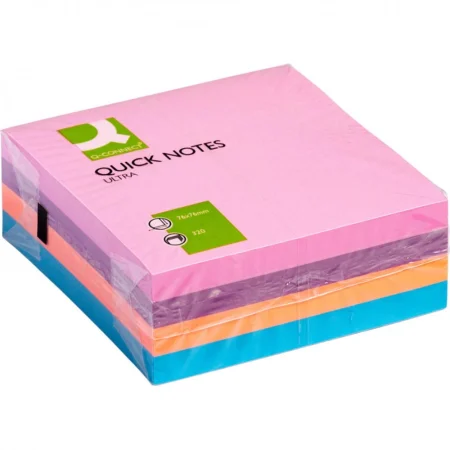 KOSTKA SAMOPRZYLEPNA Q-CONNECT 76X76MM MIX 320K