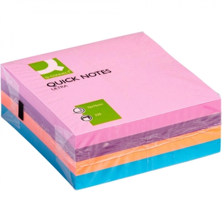 KOSTKA SAMOPRZYLEPNA Q-CONNECT 76X76MM MIX 320K