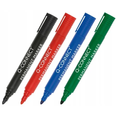 MARKER PERMANENTNY Q-CONNECT OKRĄGŁY 2-3MM CZARNY