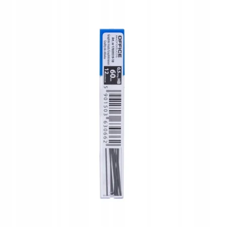 GRAFIT DO OŁÓWKA AUTOMATYCZNEGO OFFICE PRODUCTS HB 0,5MM A12