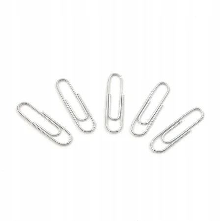 SPINACZE OKRĄGŁE OFFICE PRODUCTS SREBRNE 25MM 100szt