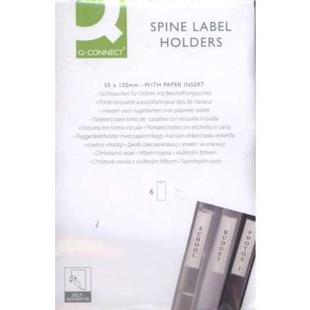 KIESZEŃ SAMOPRZYLEPNA Q-CONNECT NA ETYKIETY 55X102MM A6