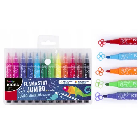 FLAMASTRY JUMBO KIDEA 12K