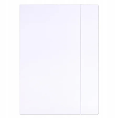 TECZKA Z GUMKĄ OFFICE PRODUCTS KARTONOWA A4 350GSM 3-SKRZ BIAŁA
