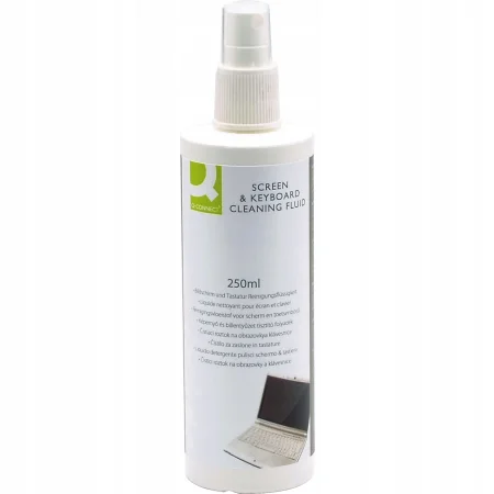 SPRAY DO CZYSZCZENIA EKRANÓW TFT/LCD/LED I KLAWIATUR Q-CONNECT 250ML