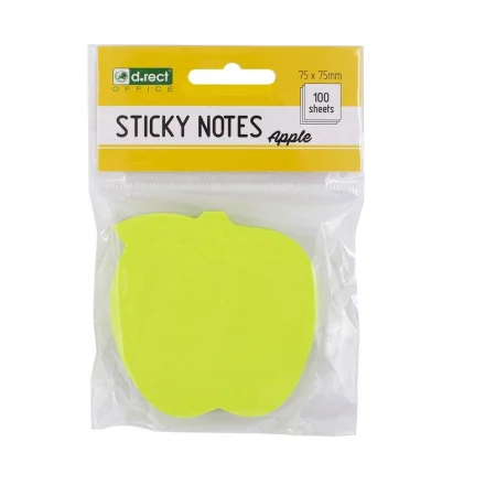 NOTES SAMOPRZYLEPNY D.RECT KSZTAŁTY 75x75mm 100K JABŁKO