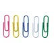 SPINACZE BIUROWE do PAPIERU KOLOROWE 33mm 125Sztuk