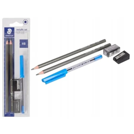 ZESTAW BIUROWY STAEDTLER METALICZNY 5SZT