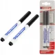 MARKERY SUCHOŚCIERALNE 1-2MM EDDING CZARNE 2SZT
