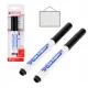 MARKERY SUCHOŚCIERALNE 1-2MM EDDING CZARNE 2SZT