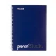KOŁONOTATNIK OFFICE PRODUCTS 70G A5 LINIA 80K GRANATOWY