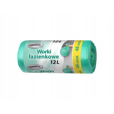 WORKI ŁAZIENKOWE GROSIK ŁAZIENKOWE 12L 48SZT ZIELONE