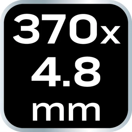 OPASKI ZACISKOWE EXTREME 4.8x370mm CZARNE 50szt