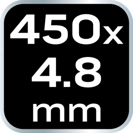 OPASKI ZACISKOWE EXTREME 4.8x450mm CZARNE 50szt
