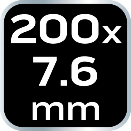 OPASKI ZACISKOWE EXTREME 7.6x200mm CZARNE 50szt