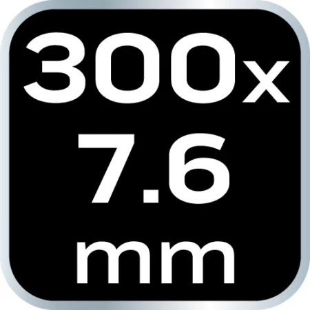 OPASKI ZACISKOWE EXTREME 7.6x300mm CZARNE 50szt