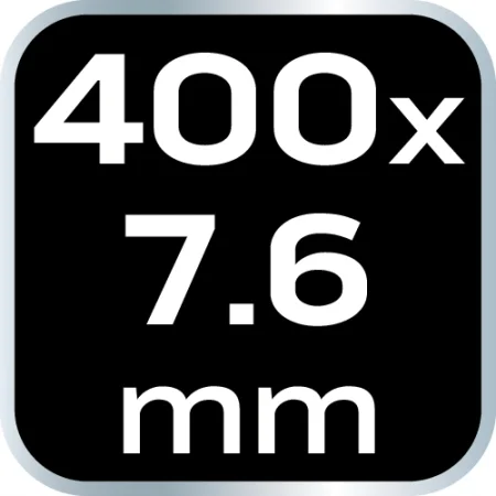 OPASKI ZACISKOWE EXTREME 7.6x400mm CZARNE 50szt