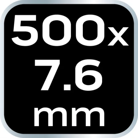 OPASKI ZACISKOWE EXTREME 7.6x500mm CZARNE 50szt