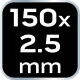 OPASKI ZACISKOWE NEO TOOLS EXTREME 2.5 x 150mm BIAŁE 100szt