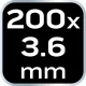 OPASKI ZACISKOWE NEO TOOLS EXTREME 3.6 x 200mm BIAŁE 20szt