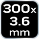 OPASKI ZACISKOWE NEO TOOLS EXTREME 3.6 x 300mm BIAŁE 100szt