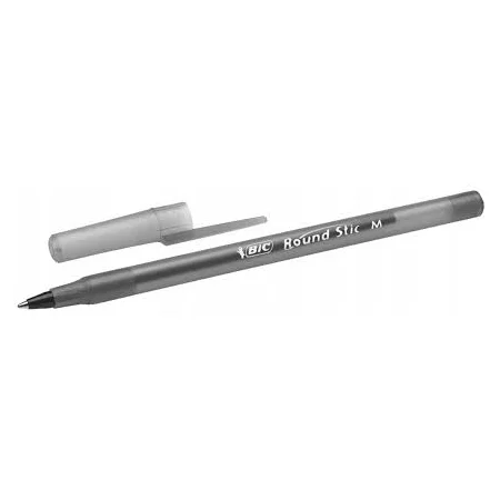 DŁUGOPIS BIC ROUND STICK CZARNY 8szt