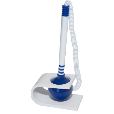 DŁUGOPIS NA SPRĘŻYNCE OFFICE PRODUCTS STOJĄCY SMOPRZYLEPNY NIEBIESKI