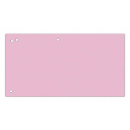 PRZEKŁADKI KARTONOWE OFFICE PRODUCTS 1/3 A4 240X105MM 100SZT RÓŻOWE