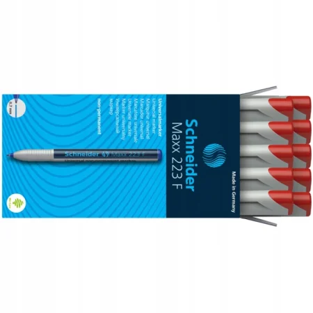 FOLIOPIS NIEPERMANENTNY SCHNEIDER MAXX 225 M CZERWONY