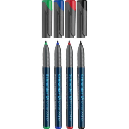 ZESTAW FOLIOPISÓW PERMANENTNYCH SCHNEIDER MAXX 224 M 1,0MM 4SZT MIX