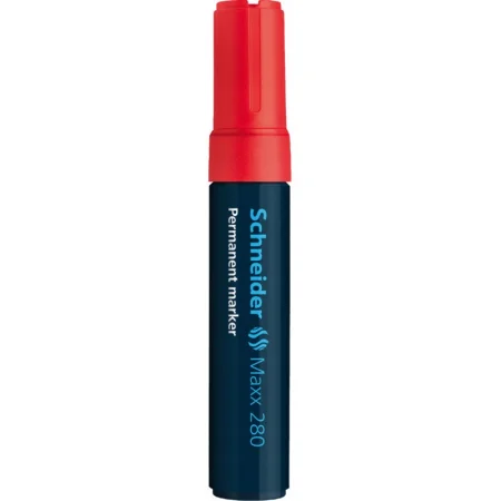 MARKER PERMANENTNY SCHNEIDER MAXX 280 ŚCIĘTY 4-12MM CZERWONY