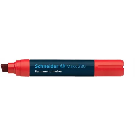 MARKER PERMANENTNY SCHNEIDER MAXX 280 ŚCIĘTY 4-12MM CZERWONY