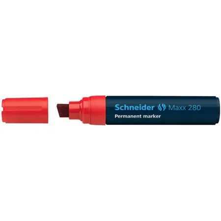 MARKER PERMANENTNY SCHNEIDER MAXX 280 ŚCIĘTY 4-12MM CZERWONY