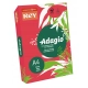 PAPIER KSERO REY ADAGIO A4 80G CZERWONY INTENSE A500