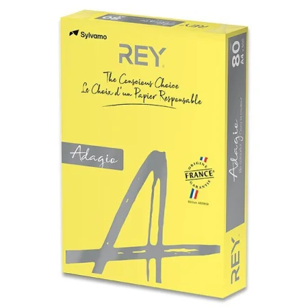 PAPIER KSERO REY ADAGIO A4 80G ŻÓŁTY INTENSE A500