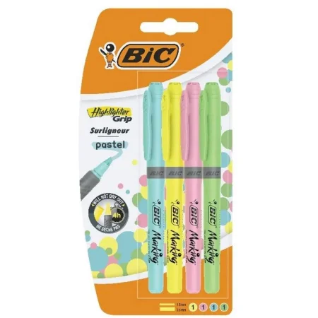 ZAKREŚLACZ BIC HIGHLIGHTER GRIP 4K