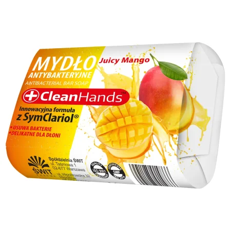 MYDŁO W KOSTCE ANTYBAKTERYJNE CLEAN HANDS MANGO 90G