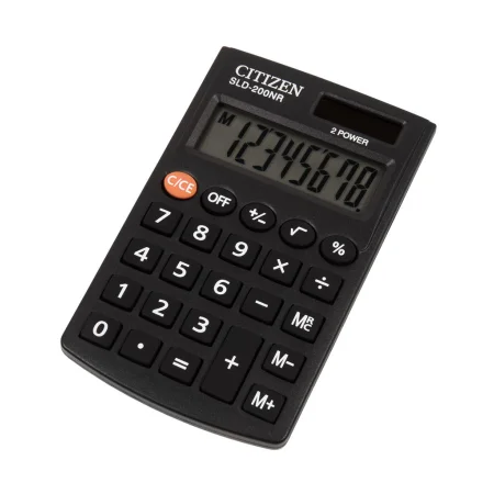 KALKULATOR KIESZONKOWY CITIZEN SLD-200NR 8-CYFROWY 98X62MM CZARNY