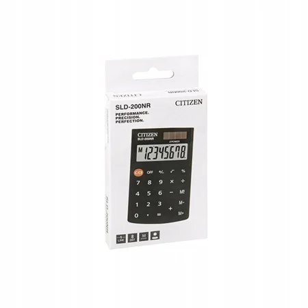 KALKULATOR KIESZONKOWY CITIZEN SLD-200NR 8-CYFROWY 98X62MM CZARNY