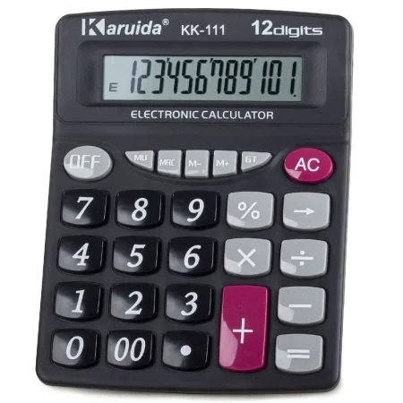 KALKULATOR KK-111 - 01140 - DUŻE CYFRY BIUROWY SZKOLNY DUŻY WYGODNY
