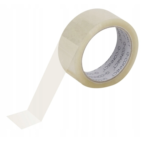 TAŚMA PAKOWA Q-CONNECT AKRYL TRANSPARENT 48/66