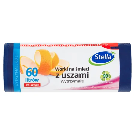 STELLA WORKI NA ŚMIECI USZY MOCNE HDLD 60L A20 GRANATOWE