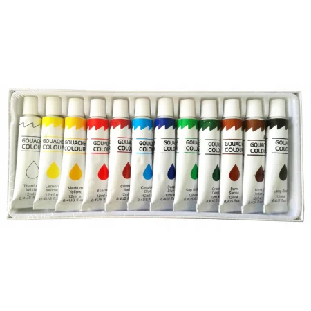 FARBY TEMPERA KEYROAD 12X12ML 12K