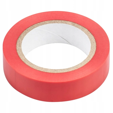 TAŚMA IZOLACYJNA CZERWONA 15 MM X 0.13 MM X 10M